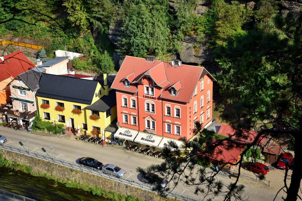 Pension-Restaurace Lugano Hřensko Exterior foto